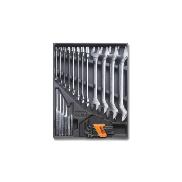 Produktfoto 1 von BETA Universeller Einsatz Werkzeugsatz, Thermogeformter Tray 27-teilig