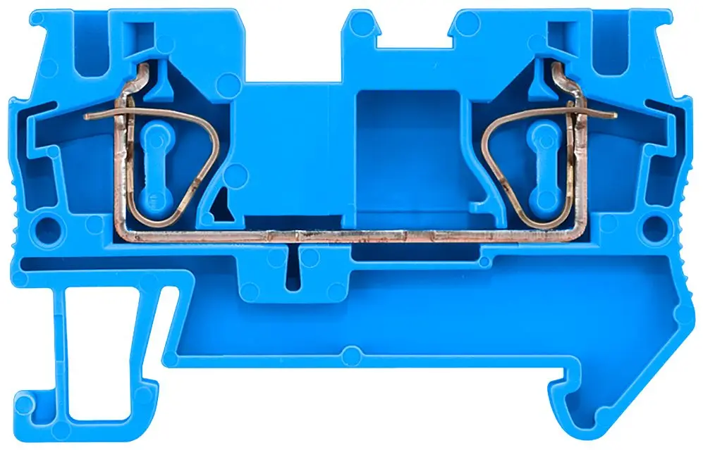 Produktfoto 1 von Siemens 8WH2000 Anschlussklemmenblock DIN-Schiene 1 Blau, 2.5 mm², 800 V Feder