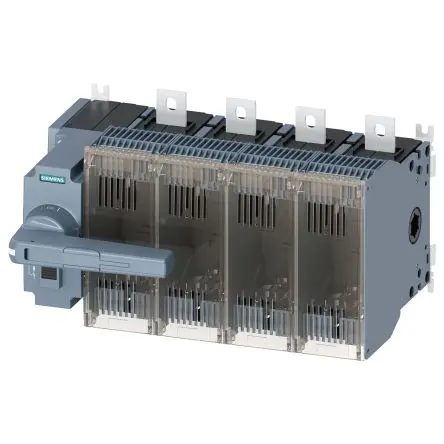 Siemens 3KF4 Sicherungsschalter-Trennschalter / 4-polig 400A Umschlossen
