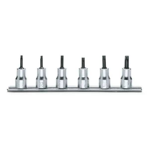 Produktfoto 1 von BETA Innensechsrund Innensechsrund Bitsatz T15, T20, T25, T27, T30, T40, 6-teilig