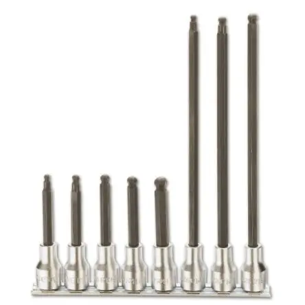 Produktfoto 1 von BETA Sechskant-Kugelkopf Sechskant-Steckschlüssel Steckschlüsselsatz 12.7 mm 5L mm, 5XL mm, 6L mm, 6XL mm, 7L mm, 8L mm,