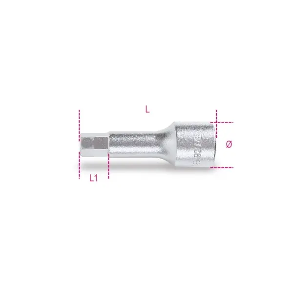 BETA 12.7 mm 5 mm Sechskant Schraubbit, Sechskant, 1-teilig, 75 mm