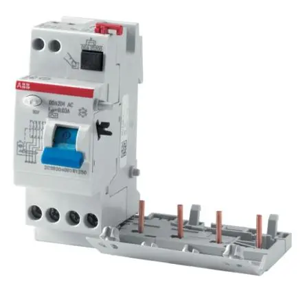Produktfoto 1 von ABB DDA200 Fehlerstrom-Schutzeinrichtung, 4-polig, 63A, 30 mA Typ A CE, RoHS