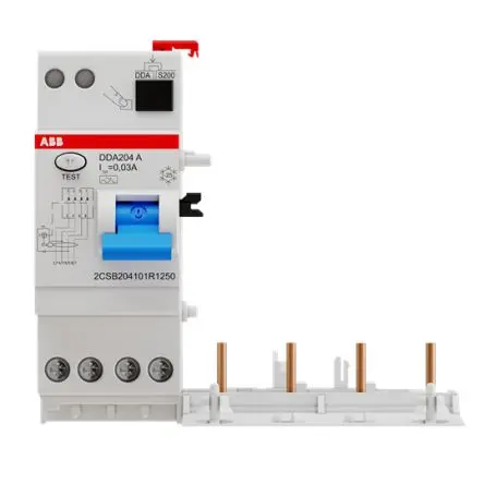 Produktfoto 1 von ABB DDA200 Fehlerstrom-Schutzeinrichtung, 4-polig, 25A, 30 mA Typ A RoHS, CE