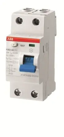 Produktfoto 1 von ABB F200 FI-Schutzschalter, 2-polig, 40A, 500 mA Typ A F200 CE, RoHS