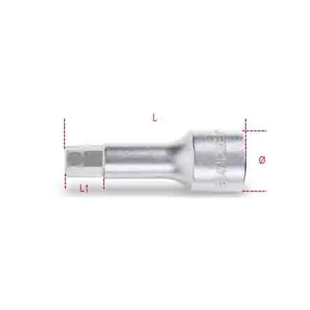 Produktfoto 1 von BETA 1/2 in 6-Kant Buchse SW 11 mm Sechskant x 75mm