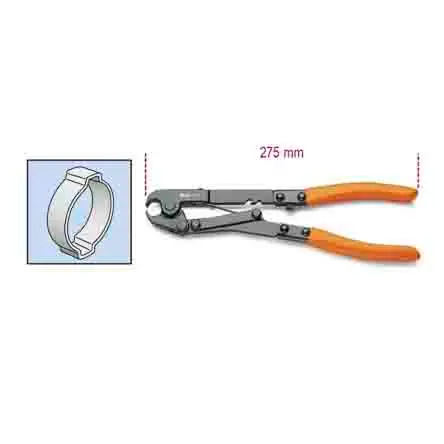 Produktfoto 1 von BETA Zange mit Schlauchschelle Nicht parkend 275mm Schließer (NO)