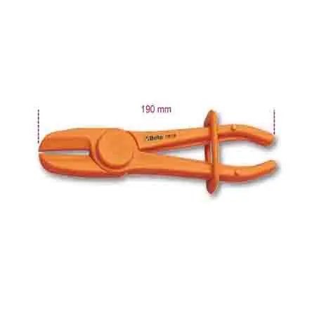 Produktfoto 1 von BETA Zange mit Schlauchschelle / Backen 35mm Standard 190mm VDE 1000V zugelassen ESD-Sicherheit