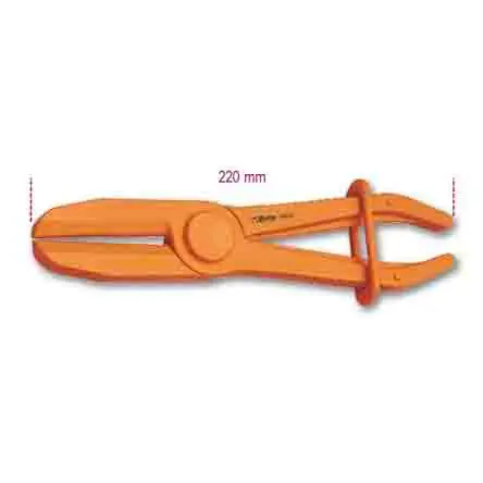 Produktfoto 1 von BETA Zange mit Schlauchschelle / Backen 35mm Standard 220mm VDE 1000V zugelassen ESD-Sicherheit