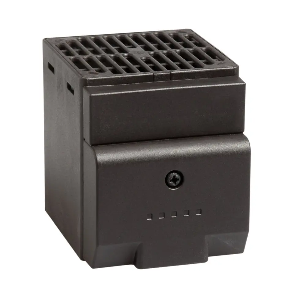 Produktfoto 1 von RS PRO Schaltschrank-Heizung, 150W, 13.8m³/h, 80°C, 230V ac, H.  x 92mm, B , 75mm, T.  x 65mm