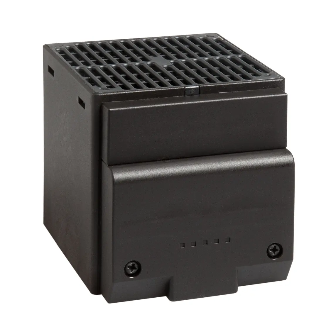 Produktfoto 1 von RS PRO Schaltschrank-Heizung, 400W, 45m³/h, 80°C, 230V ac, H.  x 113mm, B , 90mm, T.  x 85mm