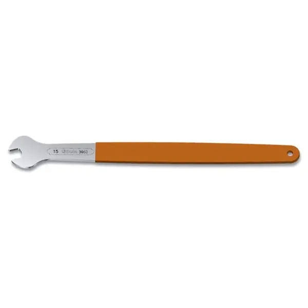 Produktfoto 1 von BETA Schraubenschlüssel Rohrzange, Polyvinylchlorid Griff, Backenweite 15 mm, / Länge 401 mm