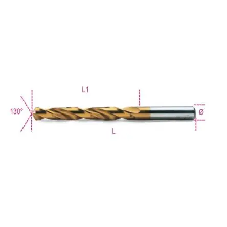 Produktfoto 1 von BETA 414 HSS TiN Spiralbohrer 13mm x 151 mm
