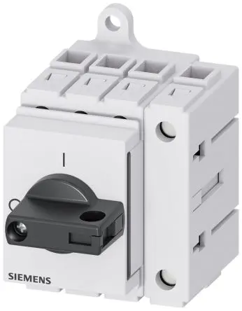 Produktfoto 1 von Siemens 3LD3 Trennschalter / 4-polig 16 A 16A Umschlossen, RK5 Sicherungsgröße
