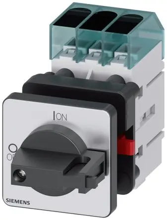 Produktfoto 1 von Siemens SENTRON Trennschalter / 3-polig 16 A 16A Umschlossen, RK5 Sicherungsgröße