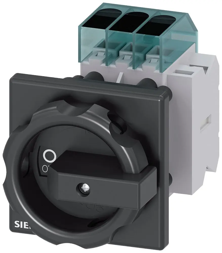 Produktfoto 1 von Siemens 3LD3 Trennschalter / 3-polig 32 A 23 A Umschlossen, RK5 Sicherungsgröße, 3 phasig
