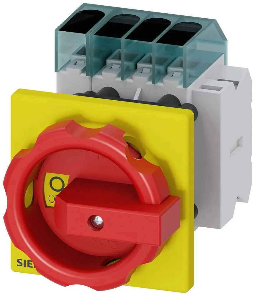 Produktfoto 1 von Siemens 3LD3 Trennschalter / 4-polig 32 A 23 A Umschlossen, RK5 Sicherungsgröße, 3 phasig