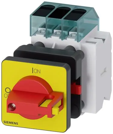 Produktfoto 1 von Siemens 3LD3 Trennschalter / 3-polig 40 A 23A Umschlossen, RK5 Sicherungsgröße, 3 phasig
