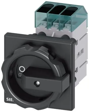 Produktfoto 1 von Siemens 3LD3 Trennschalter / 3-polig 40 A 23A Umschlossen, RK5 Sicherungsgröße, 3 phasig
