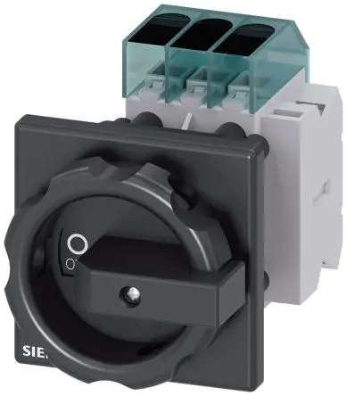 Produktfoto 1 von Siemens 3LD3 Trennschalter / 3-polig 40 A 23A Umschlossen, RK5 Sicherungsgröße, 3 phasig