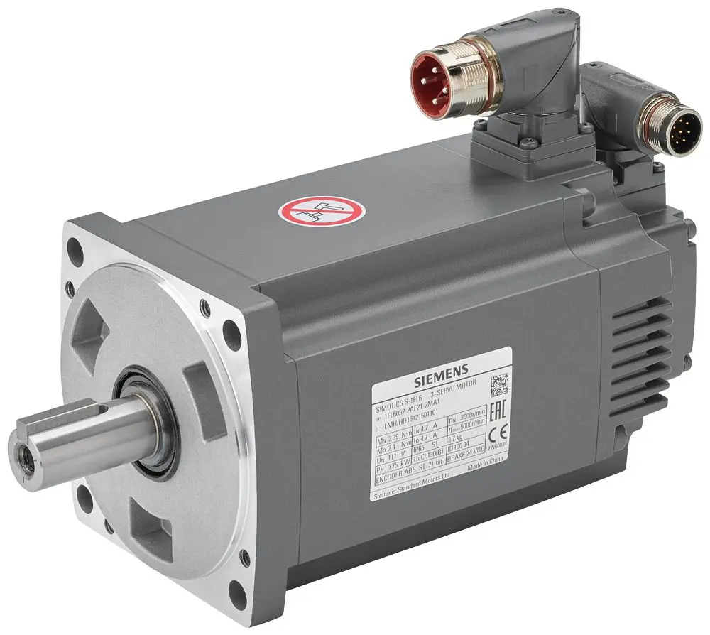 Siemens 1FL6054 Servomotor, 2 kW 3000 rpm 230 V Flanschmontage