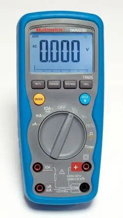 Produktfoto 1 von Chauvin Arnoux DMM230 Tragbar Digital Multimeter, CAT III, CAT IV 1 kV ac / 10 A ac 10 A dc, 60 mΩ