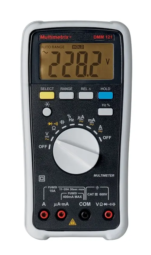 Produktfoto 1 von Chauvin Arnoux Tragbar Digital Multimeter, CAT III 600 V ac / 10 A 10 A, 40 mΩ