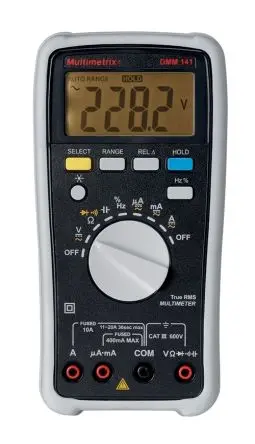 Produktfoto 1 von Chauvin Arnoux Tragbar Digital Multimeter Echteffektivwert, CAT III 600 V ac / 10 A ac 10 A dc, 40 mΩ