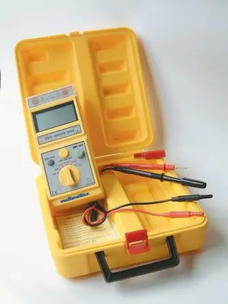 Produktfoto 1 von Chauvin Arnoux Isolationsprüfer 250 V, 1mA, 1000 V Isolationsprüfer 2000 mΩ CAT III