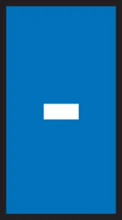 Produktfoto 1 von HellermannTyton WIC0 Kabelmarkierung, Blau, Ø 2 mm - 2.8 mm, 3 mm