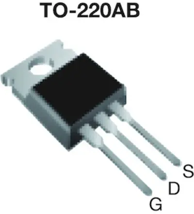Produktfoto 1 von Vishay E Typ N-Kanal, Oberfläche Leistungs-MOSFET 800 V / 4.4 A 62.5 W, 3-Pin JEDEC TO-220AB