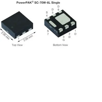 Produktfoto 1 von Vishay N-Channel 30 V Typ N-Kanal, Oberfläche MOSFET 30 V / 2.25 A 13.6 W, 7-Pin SC-70