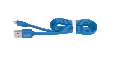 Produktfoto 1 von Okdo OKdo Micro USB Noodle-Kabel - 1 m Blau