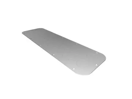 Produktfoto 1 von Rittal Stahlblech Grau Schirmanschlussplatte, 534mm x 149 mm