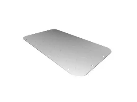 Produktfoto 1 von Rittal Stahlblech Schirmanschlussplatte, 401mm AX x 221 mm