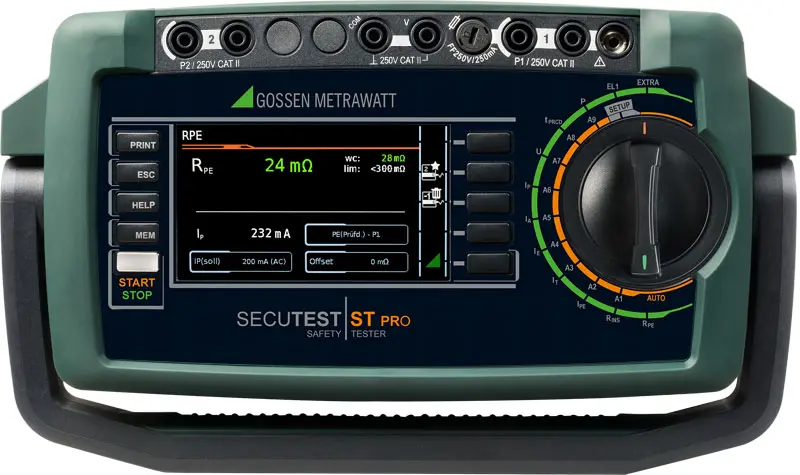Produktfoto 1 von Gossen Metrawatt SECUTEST ST PRO, Gerätetester, Klasse II, Klasse I