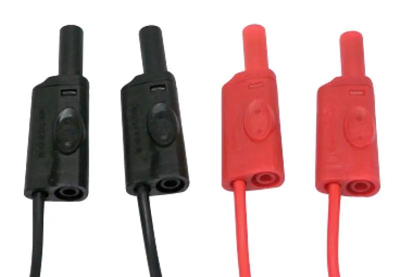 Produktfoto 1 von Chauvin Arnoux Messleitung 20A Stecker, Schwarz, Rot 2 m, 600 V