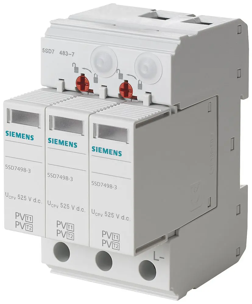 Produktfoto 1 von Siemens, Überspannungsableiter DIN-Hutschiene 5SD7