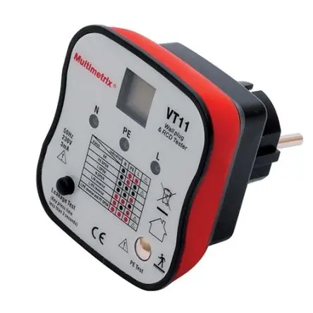 Produktfoto 1 von Chauvin Arnoux RCD-Prüfgerät CAT 300V 30 mA AC