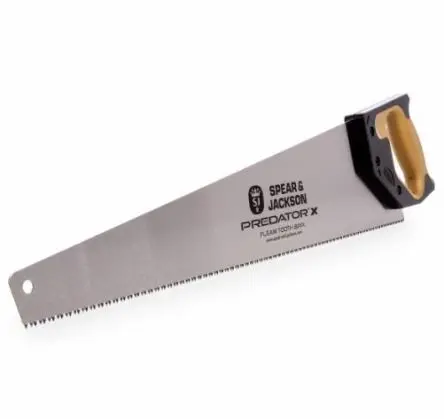 Produktfoto 1 von Spear & Jackson 560 mm Klinge Fleam-Zahn aus Kohlenstoffstahl, 8 Zähne/Zoll