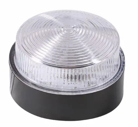 RS PRO LED 80 LED Dauer LED-Signalleuchte 100V Gelb Oberfläche, Ø 76 mm x 50 mm IP67