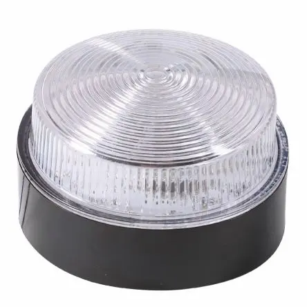 RS PRO LED 80 LED Dauer LED-Signalleuchte 100V Rot Oberfläche, Ø 76 mm x 50 mm IP67