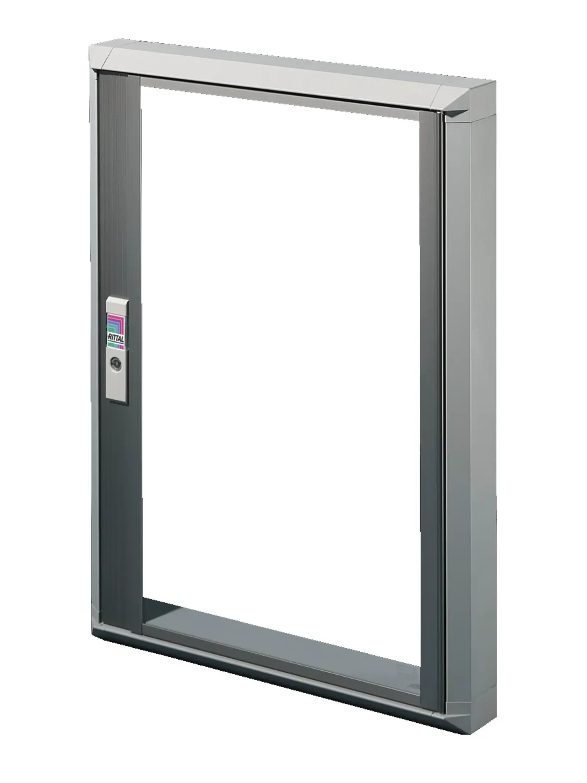 Rittal FT 2735 Sichtfenster 47 mm x 500 mm Serie TS, VX, VX SE x 270 mm, Aluminium-Strangpressprofil, IP54, Grau