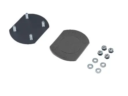 Produktfoto 1 von Rittal Deckelplatte Stahl, für Arm-Stützarm-Anschluss CP 90 mm 90 mm 71mm
