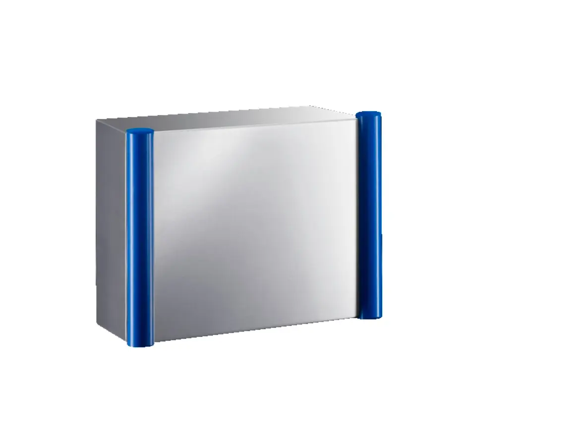 Produktfoto 1 von Rittal CP Aluminium Wandanschlusskasten Schwarz RAL 5002 IP66, HxBxT 300 mm, 300 mm x 150 mm
