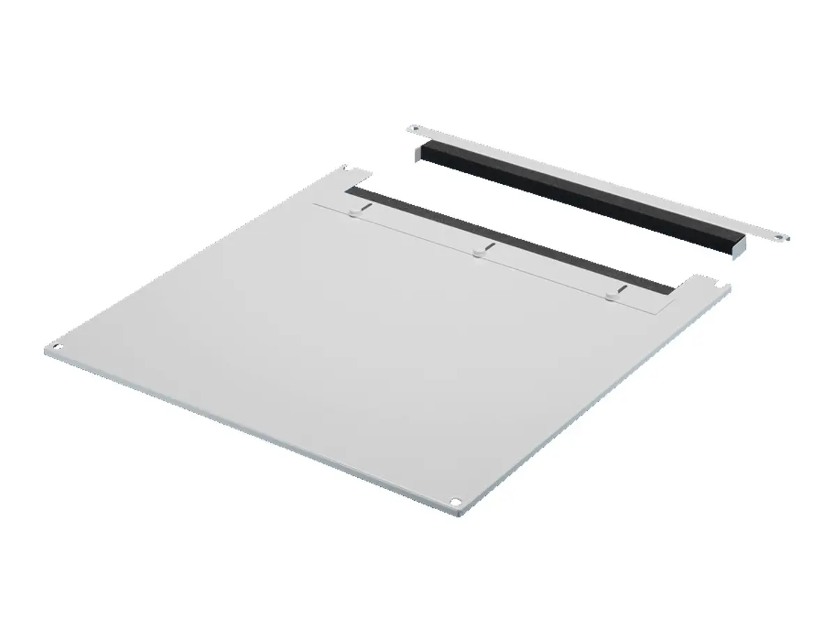 Produktfoto 1 von Rittal Stahlblech Grau Dachplatte, 800 mm Serie TS, VX, VX IT, VX SE x 1200 mm