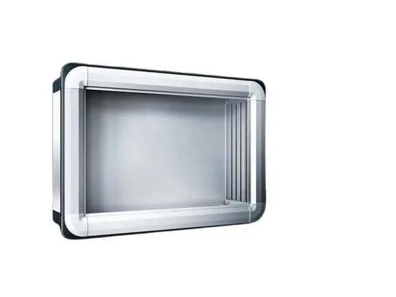 Produktfoto 1 von Rittal CP Gehäuseplatte Typ Kommandopanel B. 628.5mm H. 509mm Aluminium für Serie CP