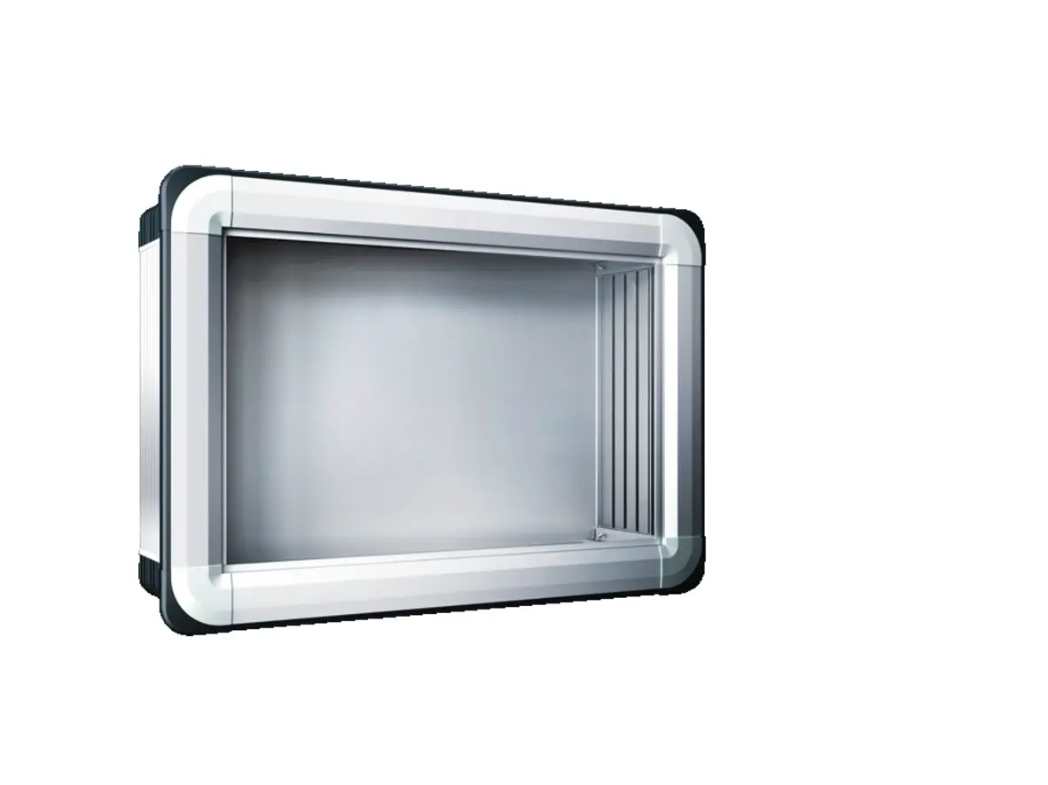 Produktfoto 1 von Rittal CP Gehäuseplatte B. 520 mm H. 400 mm 170 mm L. 400 mm Aluminium Graphitgrau für Serie CP