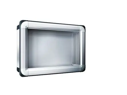Produktfoto 1 von Rittal CP Gehäuseplatte B. 520mm H. 500 mm 209 mm L. 500 mm Aluminium Natur für Serie CP