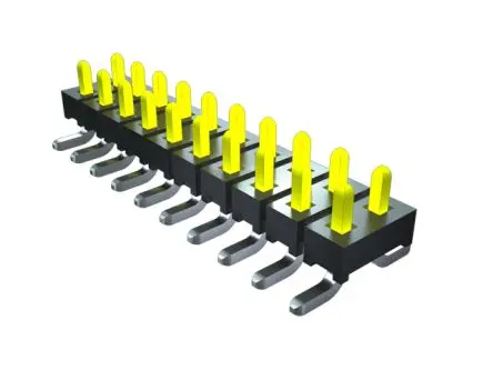 Produktfoto 1 von Samtec TMM Stiftleiste Gerade, 2-polig / 1-reihig, Raster 2 mm Raster Oberfläche, Platine-Platine, Unisoliert